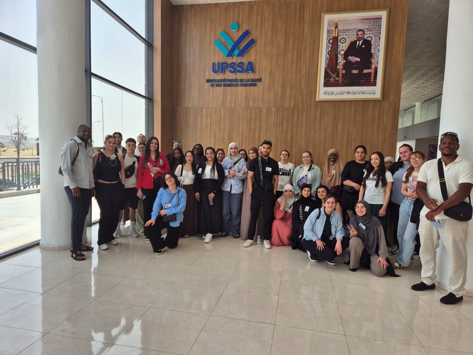 Les étudiants du CFPP à la Faculté de Pharmacie UPSSA au Maroc