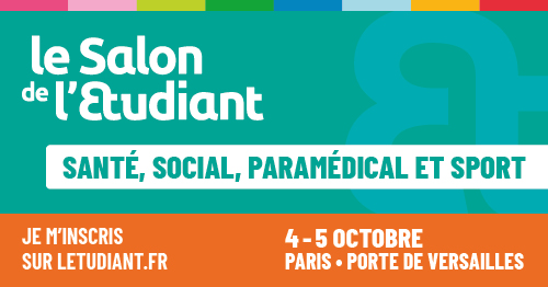 Salon santé social paramédical et sport de l'Etudiant 2025. Le. 4et 5 octobre PARIS PORTE DE VERSAILLES.
Le CFPP sera présent sur le stand G20