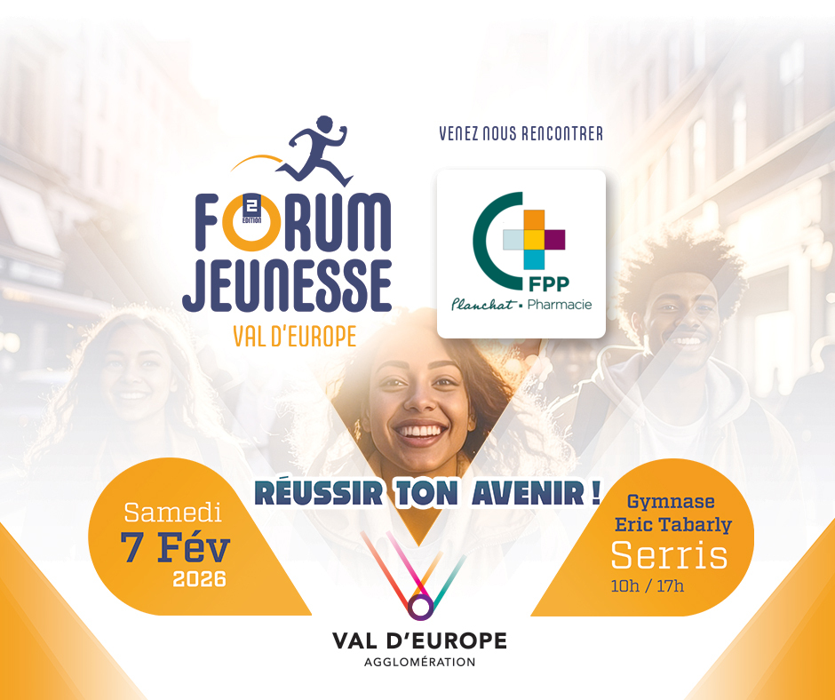 Affiche du Forum jeunesse Val d'Europe à Serris au gymnase Eric Tabarly